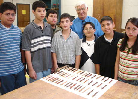 Kirby students and teacher